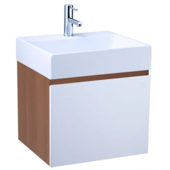 Bộ Tủ Chậu Lavabo LF5253/EH05253AWV Caesar Treo Tường  Vân Gỗ