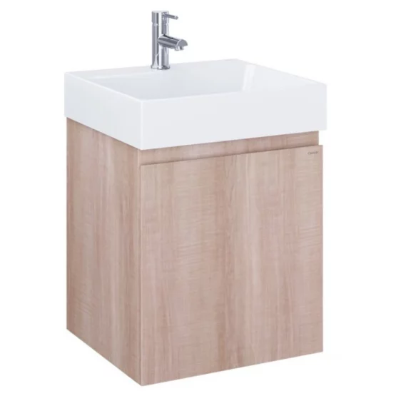 Bộ Tủ Chậu Lavabo LF5253/EH05253AW7V  Caesar Treo Tường 500x450mm