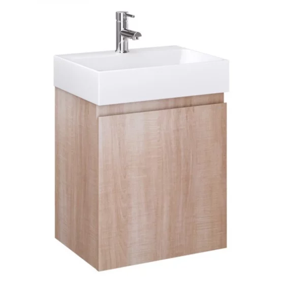 Bộ Tủ Chậu Lavabo LF5259/EH05259AW7V Caesar  Treo Tường 500×380 mm